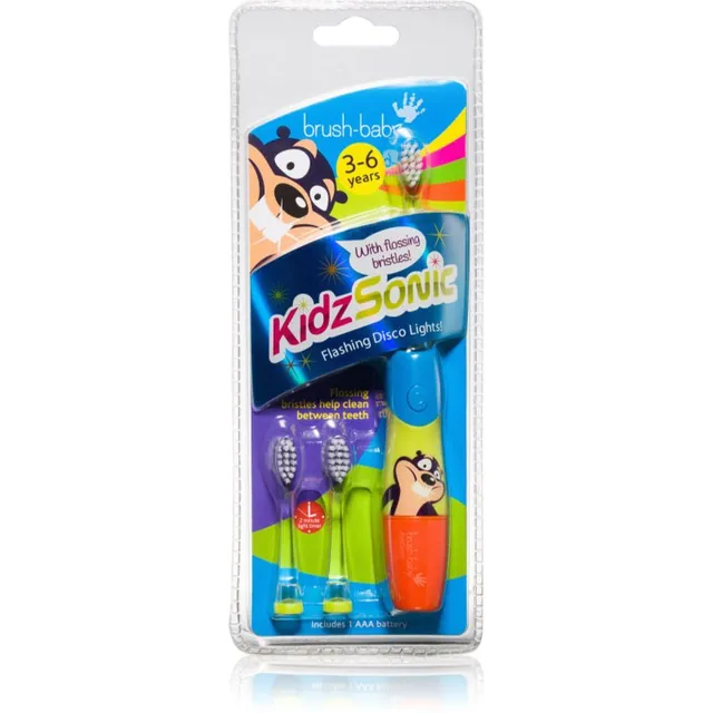 Brush Baby KidzSonic Elektrihambahari + varuharjapead 1 tk