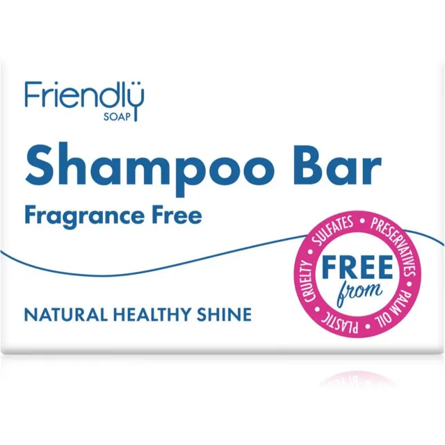 Friendly Soap Natural Shampoo Bar Fragrance Free Looduslik seep juustele lõhnatu 95 g
