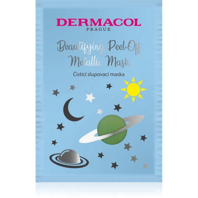 Dermacol Beautifying Peel-Off Metallic Mask Koorimismask sügavpuhastuseks 15 ml