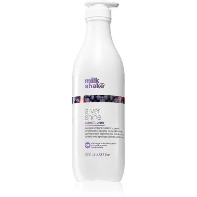 milk_shake® Silver Shine Palsam blondidele juustele kollaste toonide neutraliseerimiseks 1000 ml