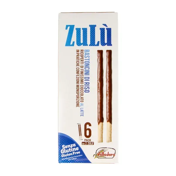 Riisipulgad piimašokolaadiga ZULU