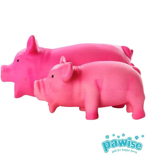 Mänguasi koerale Pink Latex Pig  (Pawise)