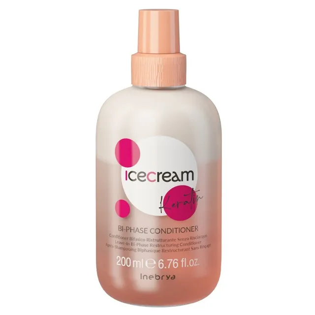 INEBRYA Ice Cream Keratin Bi-Phase Conditioner 200ml