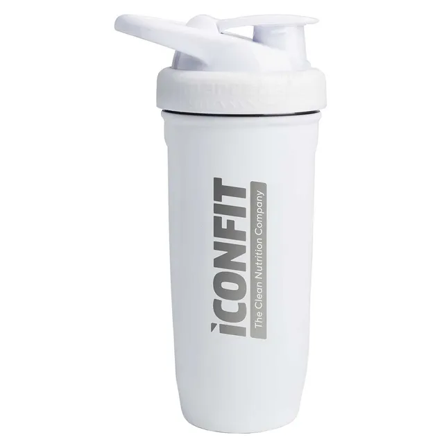 ICONFIT Shaker Reforce Stainless Steel 800ml (White)