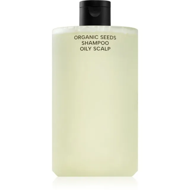 WHAMISA Organic Seeds Shampoo Oily Scalp Mahešampoon rasusele peanahale 490 ml