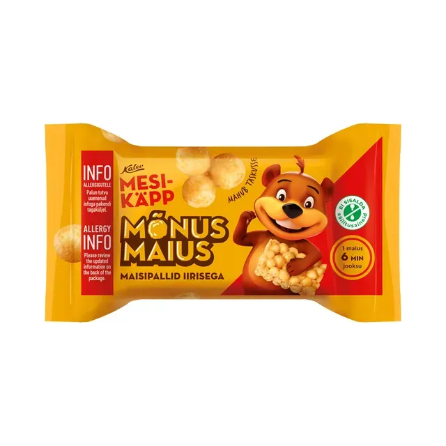 Mõnus Maius maisipallid iirisega, MESIKÄPP, 25 g