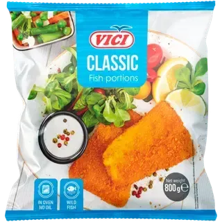 Paneeritud kala (hakitud filee), VICI, 800 g