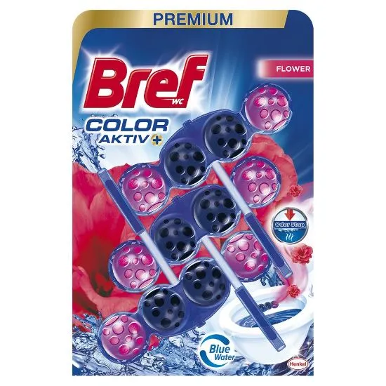 Bref WC värskendaja Blue Aktiv Fresh Flower 3x50g