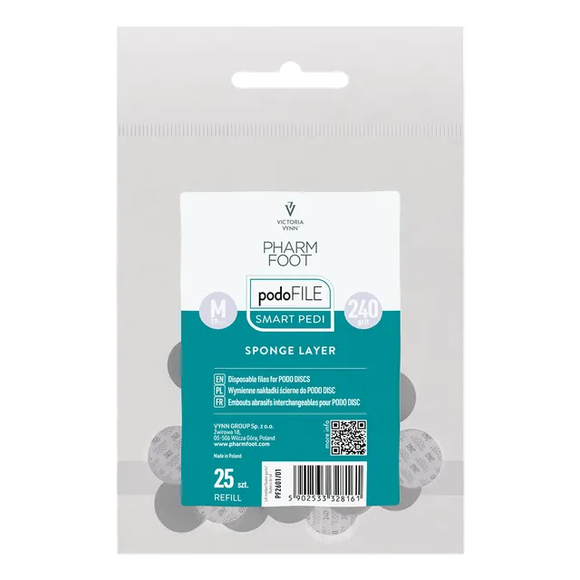 Pharm Foot Podo Disc M disposable Sponge files Refill