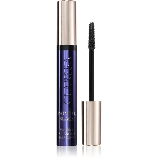 Claresa Paint It Volume & Lenght Mascara Volüümi lisav ja tugevdav ripsmetušš varjund 01 Black 10 g