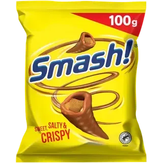 Maisisnäks piimašokolaadiga, SMASH, 100 g