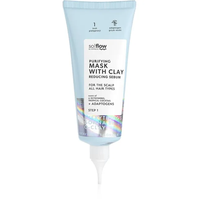 so!flow Purifying Mask Reducing Sebum Sügavpuhastav mask rasusele peanahale 100 ml