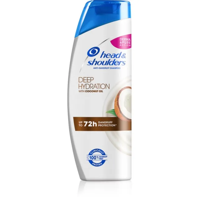 Head & Shoulders Deep Hydration Coconut Kõõmavastane šampoon 400 ml