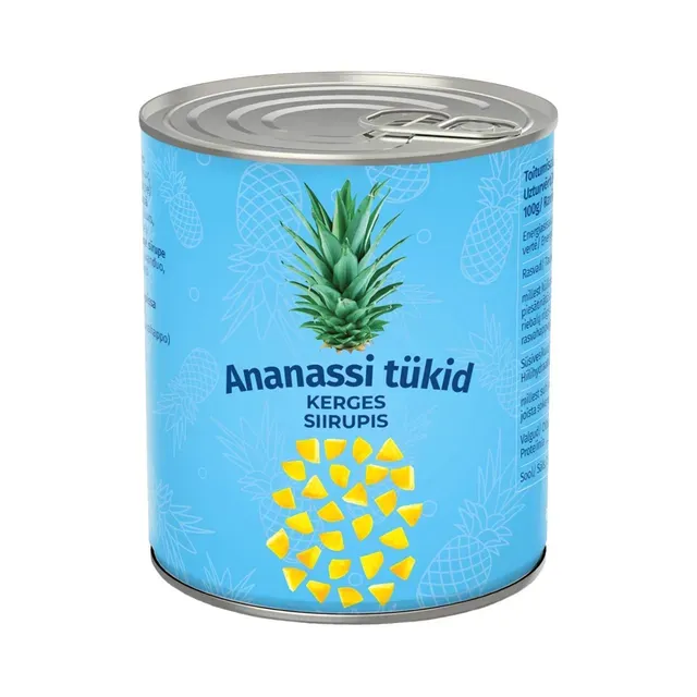 Ananassi tükid, GREEN, 430 g