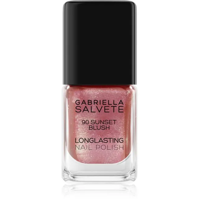 Gabriella Salvete Longlasting Enamel Kauapüsiv küünelakk pärlmutterläikega varjund 90 Sunset Blush 11 ml