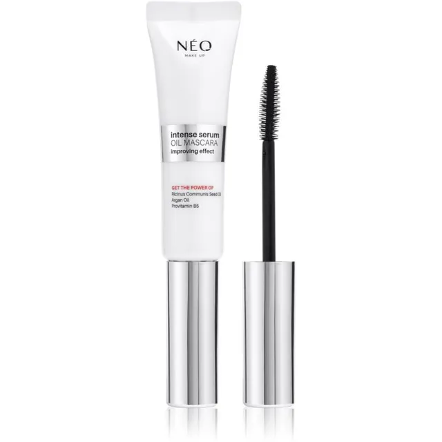 NEO MAKE UP Intense Serum Oil Mascara Toitev ripsmetušš varjund Black 9 ml