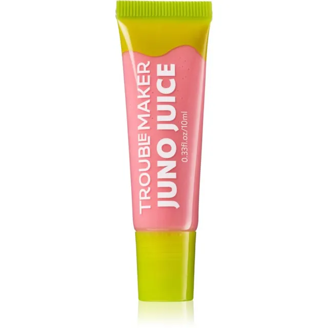 Trouble Maker Juno Juice Lipgloss Huuleläige varjund Stevie Pink 10 ml