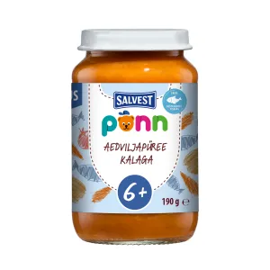 Põnn Aedviljapüree kalaga 190 g, alates 6-elukuust