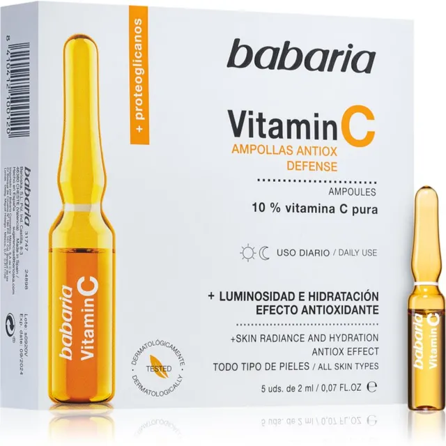Babaria Vitamin C Ampull C-vitamiiniga 5 x 2 ml