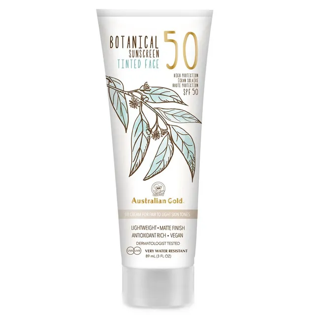 Gold Botanical SPF 50 Tinted Face Fair- Light päikesekaitsekreem 50ml