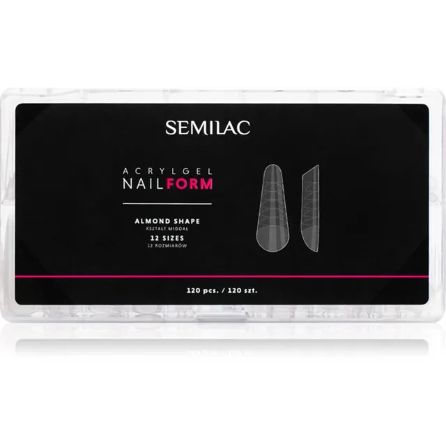 Semilac Accessories Acrylgel Nail Form Šabloonid küüntele tüüp Almond 120 tk