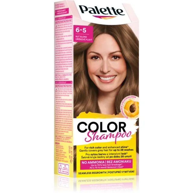 Schwarzkopf Palette Color Shampoo Toniseeriv šampoon varjund 6-5 Nut Blond 50 ml