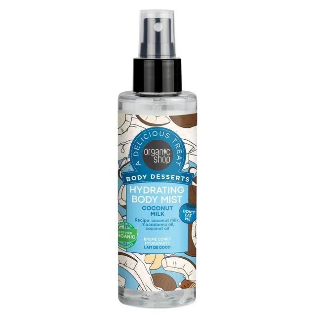 ORGANIC SHOP Body Desserts Coconut Milk Body Mist 200ml