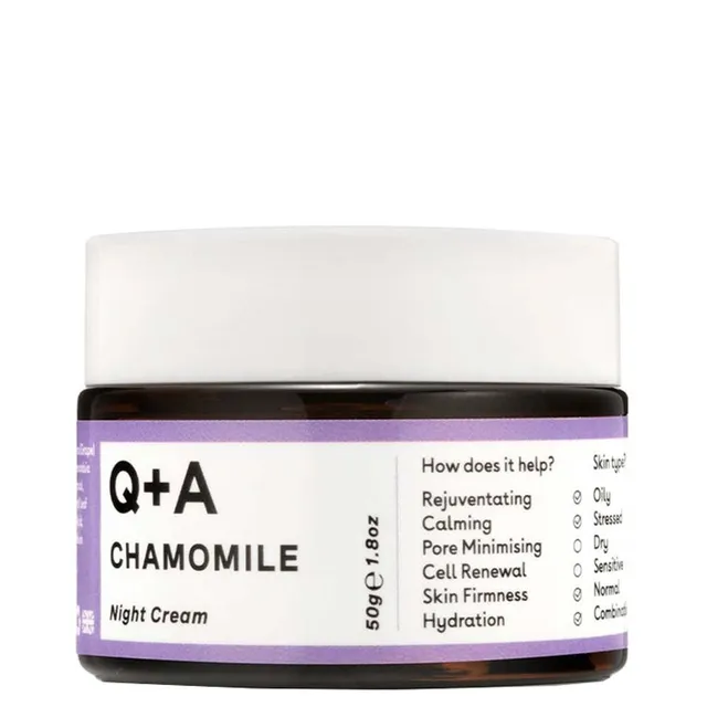 Q+A Chamomile Night Cream 50g