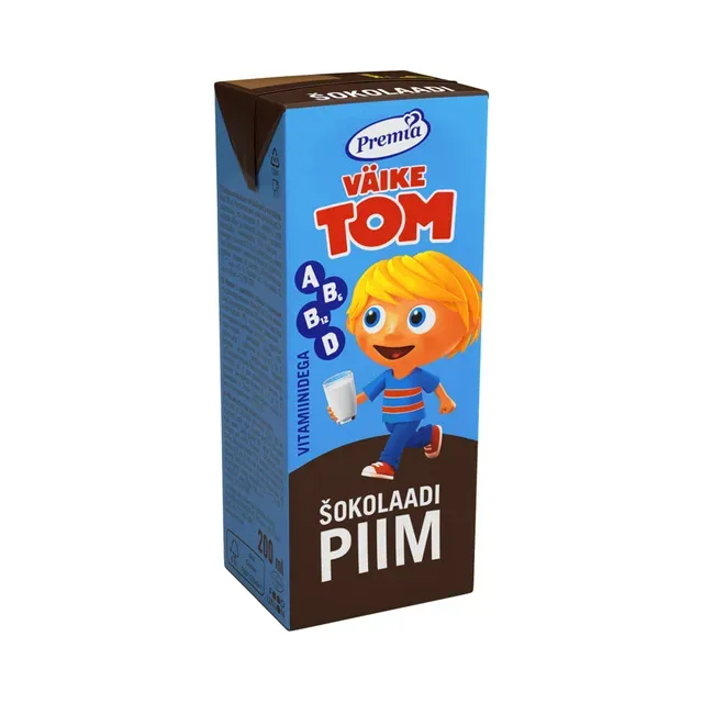 Kõrgkuum piimajook šokolaadi ja vitamiinidega, VÄIKE TOM, 200 ml
