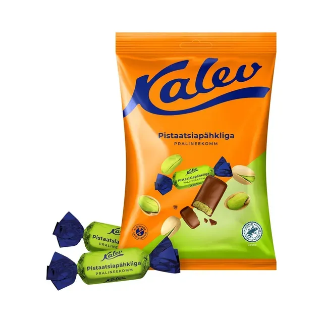 Pralinee pistaatsiapähkliga, KALEV, 175 g