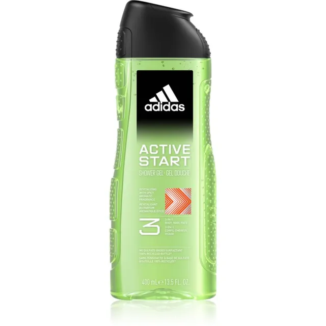 Adidas 3 Active Start Dušigeel meestele 400 ml