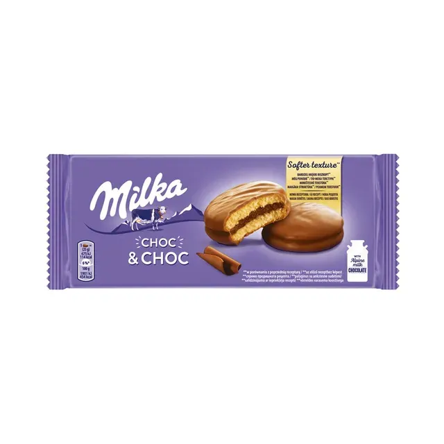 Küpsis Choc & Choc, MILKA, 150 g