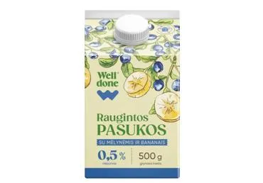 Pett WELL DONE mustika banaani 500g
