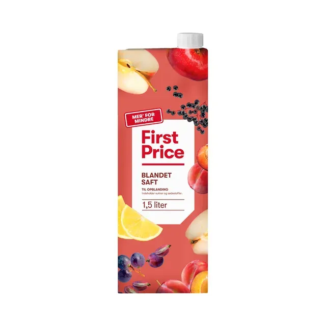 Multimahlajook siirup, FIRST PRICE, 1,5 l