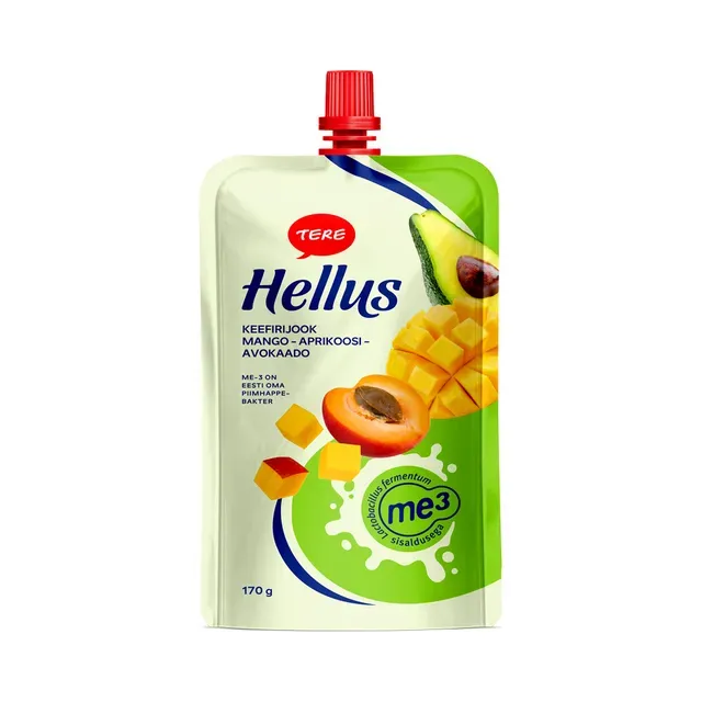 Keefirijook mango-aprikoos-avokaado, HELLUS, 170 g