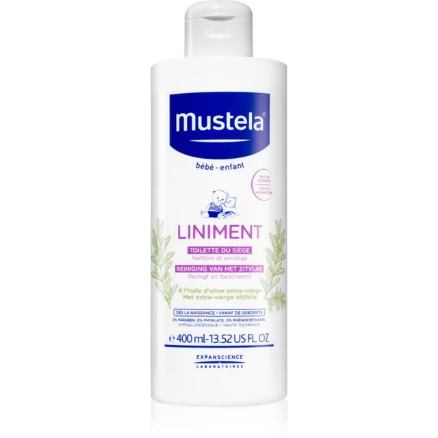 Mustela Bébé Liniment Puhastav piim lastele sünnist alates 400 ml