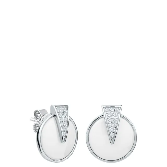 DONDELLA Ceramic Tessa White Earrings 5.52g