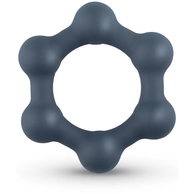 Boners Hexagon Cockring Steel Balls Peeniserõngas 7.5 cm