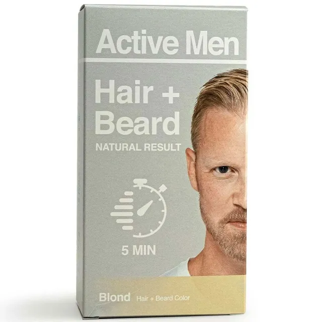Active Men Hair & Beard Color Blond
