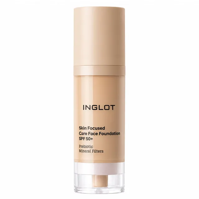 INGLOT Skin Focused Care Face  Foundation SPF50 No.306 Medium Beige 30ml