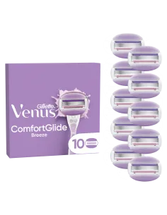 Gillette Venus ComfortGlide Breeze Varuterad, 10 tk