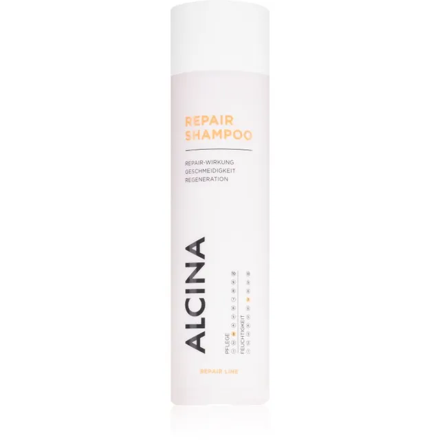 Alcina Repair Line Tugevdav šampoon kahjustatud juustele 250 ml