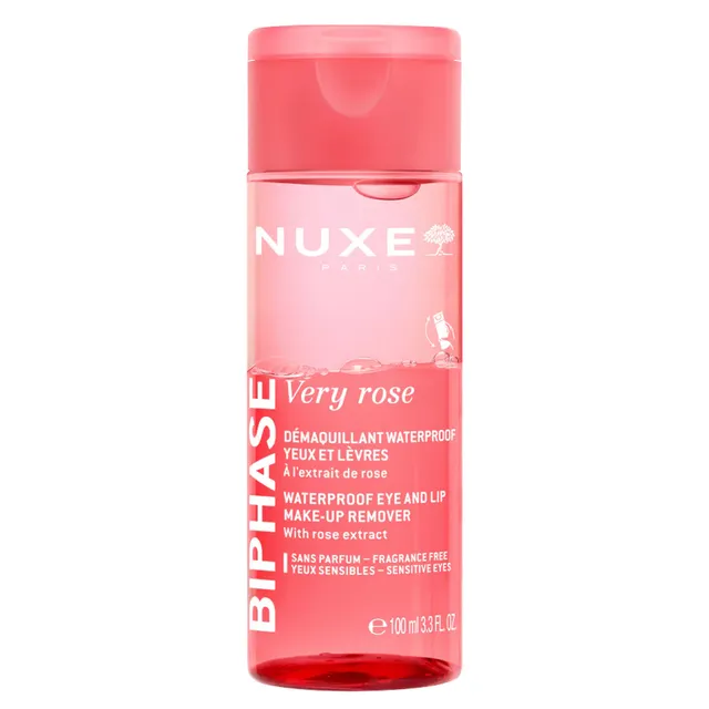 NUXE Very Rose Waterproof Eye & Lip Make-Up Remover 100ml