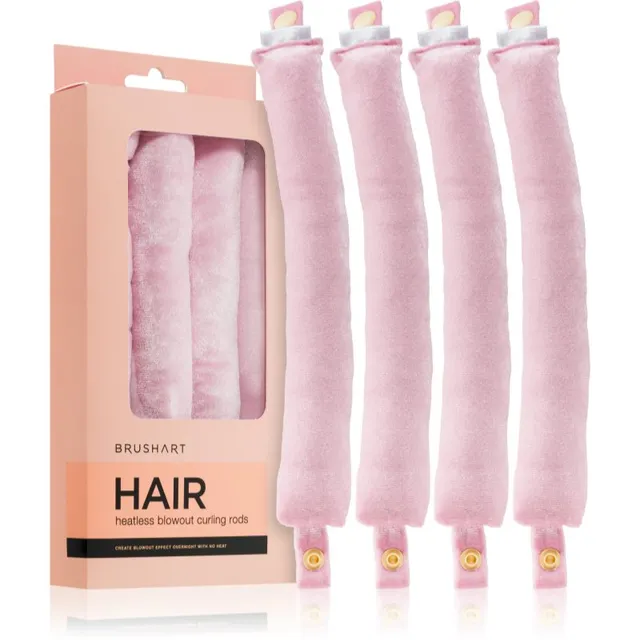 BrushArt Hair Heatless blowout curling rods juuste lokkimise komplekt 4 tk