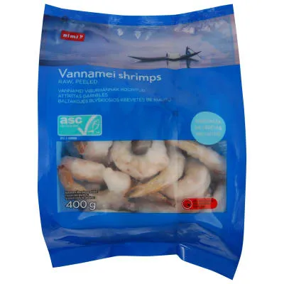 Vannamei vib.hän. keetm. koor. Rimi  ASC 400g
