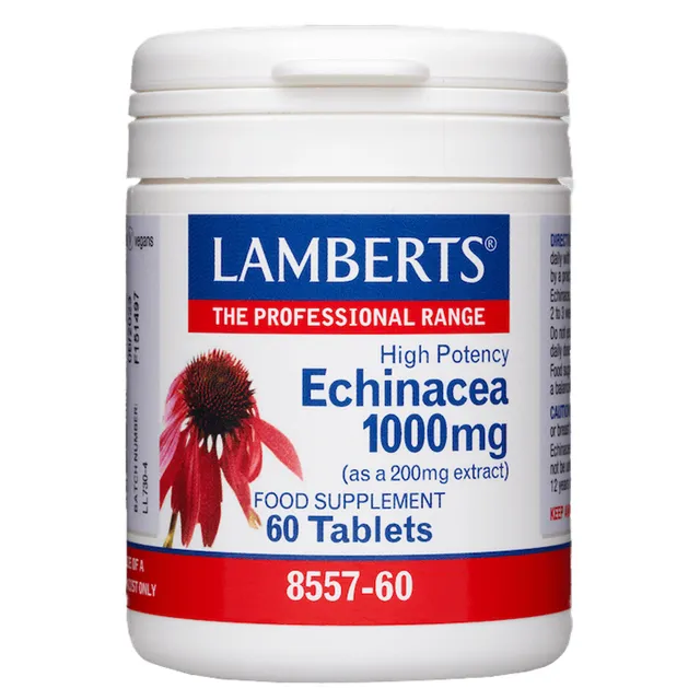 LAMBERTS Echinacea 1000mg 60 Capsules