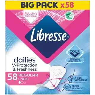 Libresse Regular pesukaitse 58tk
