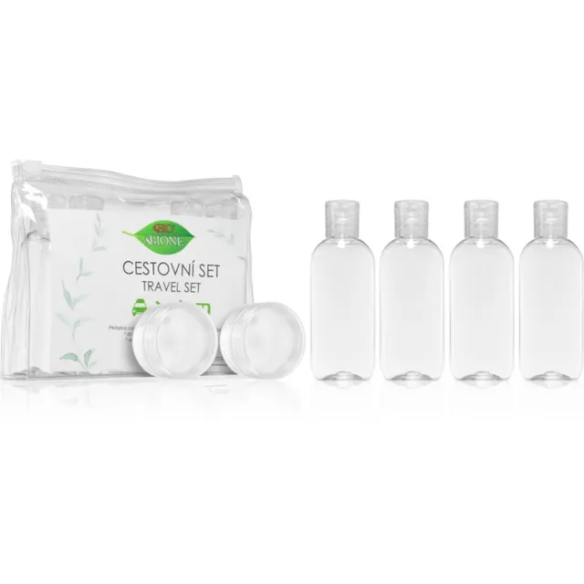 Bione Cosmetics Travel Set korduvkasutatavad reisipudelid