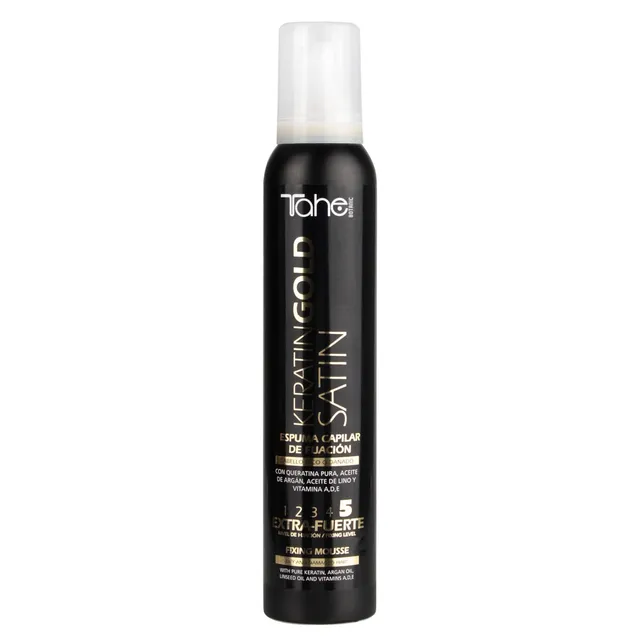 TAHE Botanic Keratin Gold Satin 5 Hair Mousse 200ml