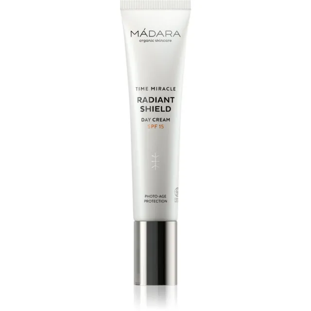 MÁDARA Time Miracle Radiant Shield Kirgastav kaitsekreem SPF 15 40 ml
